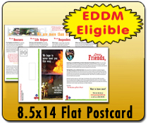 8.5x14 Flat PC - Direct Mail | Cheapest EDDM Printing