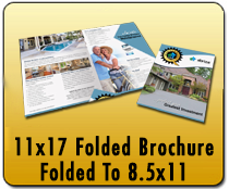 11x17 Folded Brochure Printing 