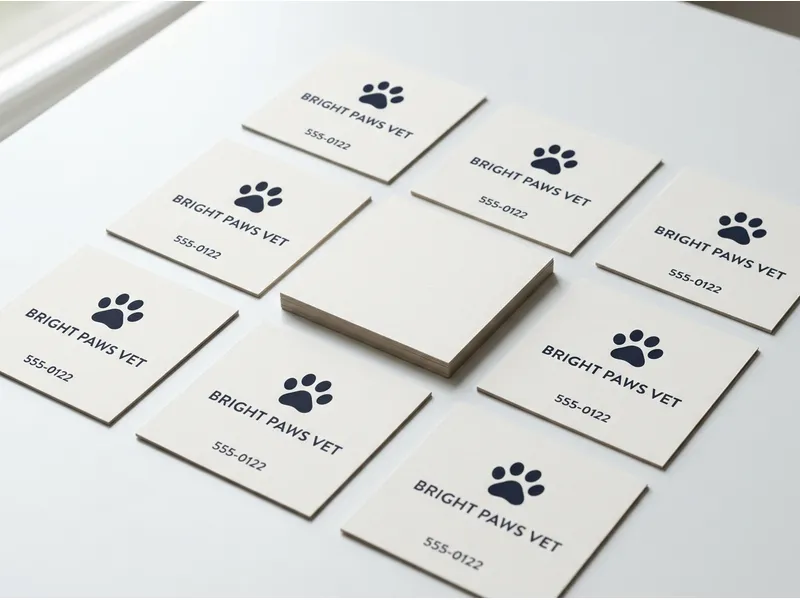 2.5″ × 2.5″ Business Cards