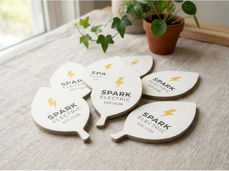 2″ × 3.5″ Leaf Business Cards