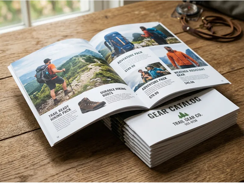 6″ × 9″ Catalogs · Saddle Stitched