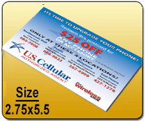 2.75x5.5 - Postcards & Rackcards | Cheapest EDDM Printing
